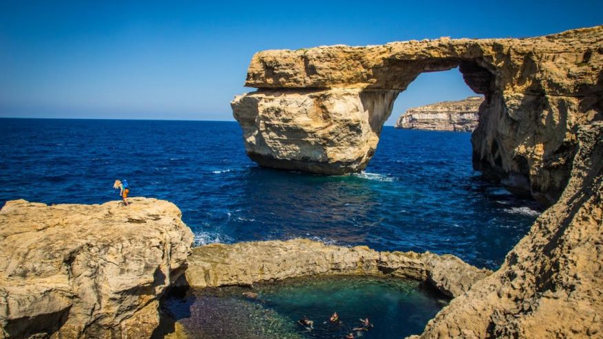 النافذة الزرقاء – جزيرة غوزو – مالطا © ViewingMalta.com
