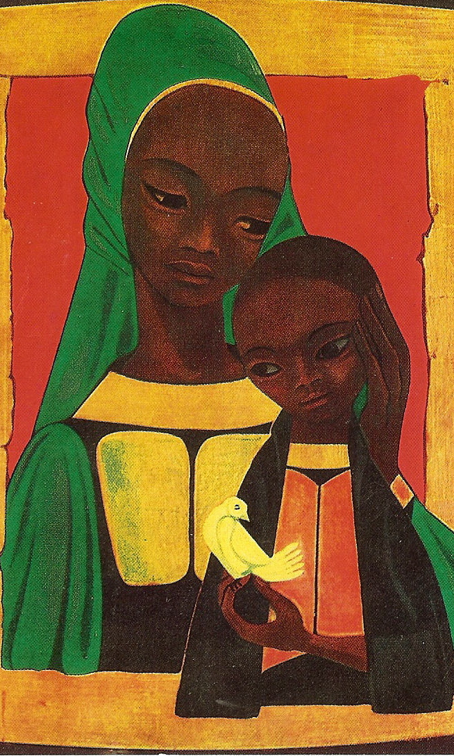 African Madonna, unknown artist.