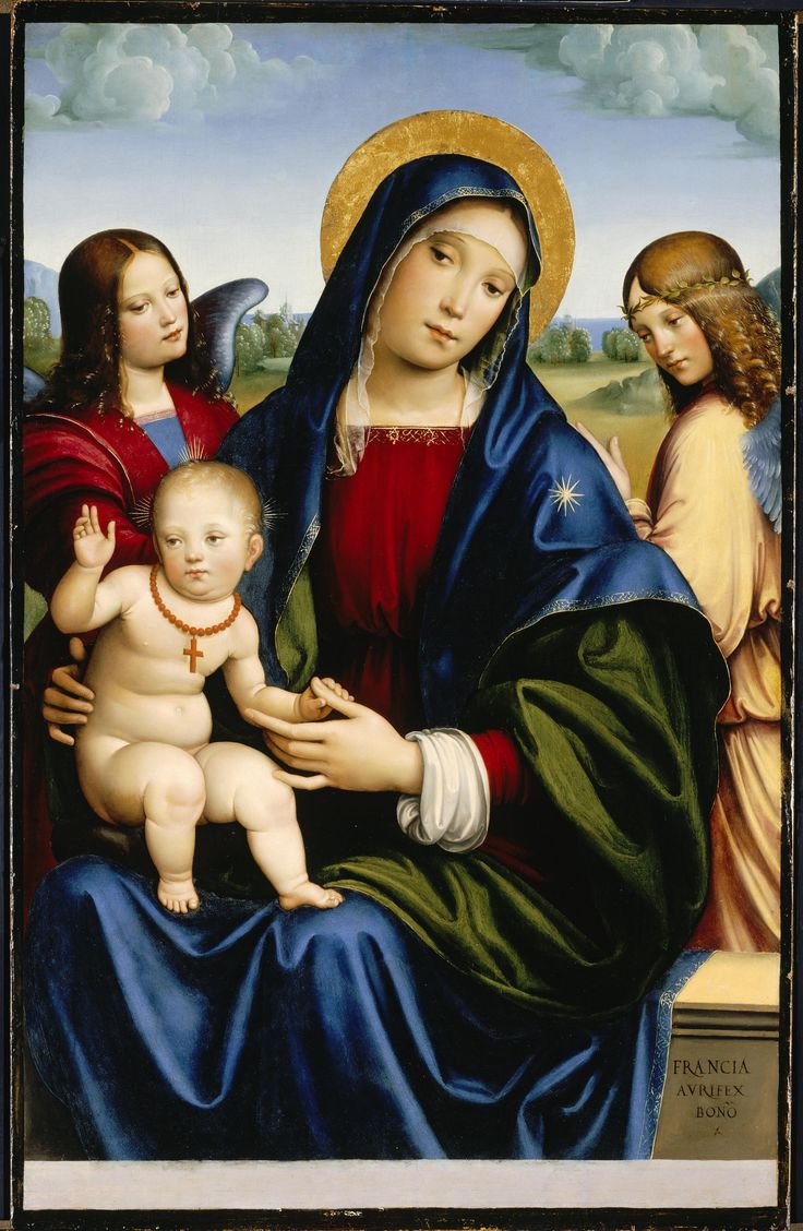 Virgin Mary, Francesco Francia, ca 1450, North Carolina Museum of Art, Raleigh, USA.
