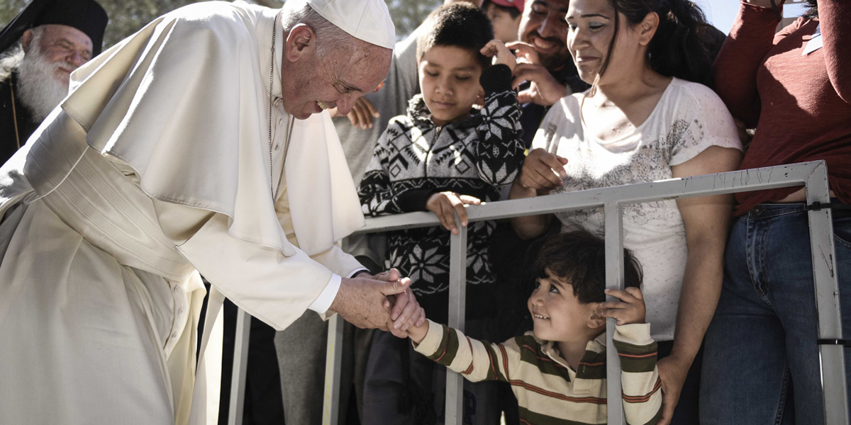 PAPIEŻ FRANCISZEK NA LESBOS