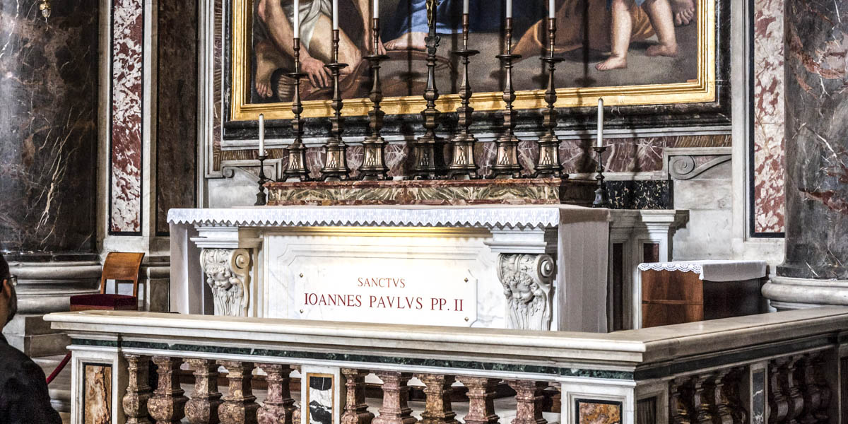 TOMB OF POPE JOHN PAUL II