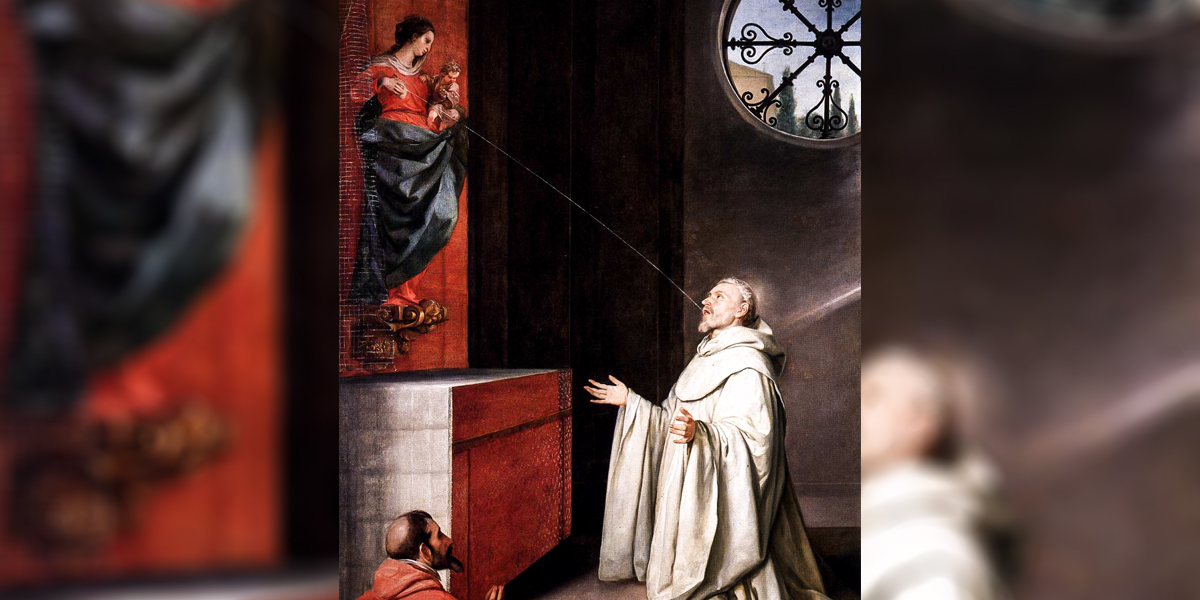 St. Bernard and the Virgin