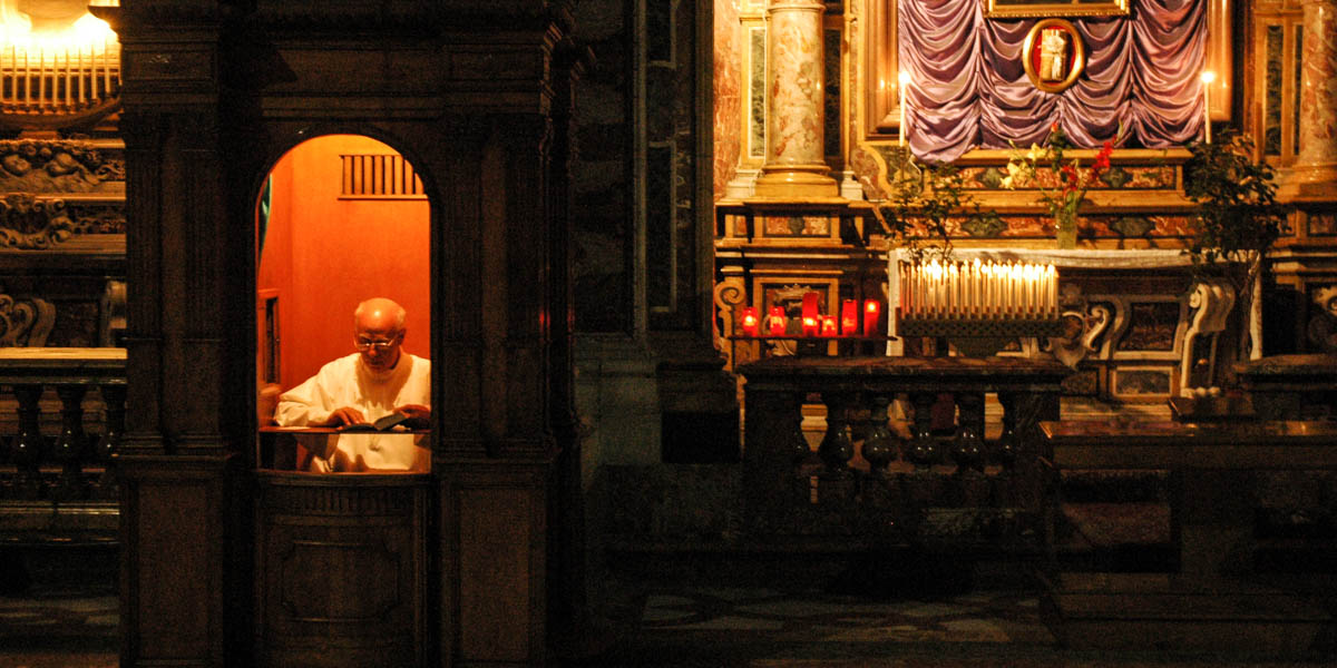 CONFESSIONAL,PRIEST