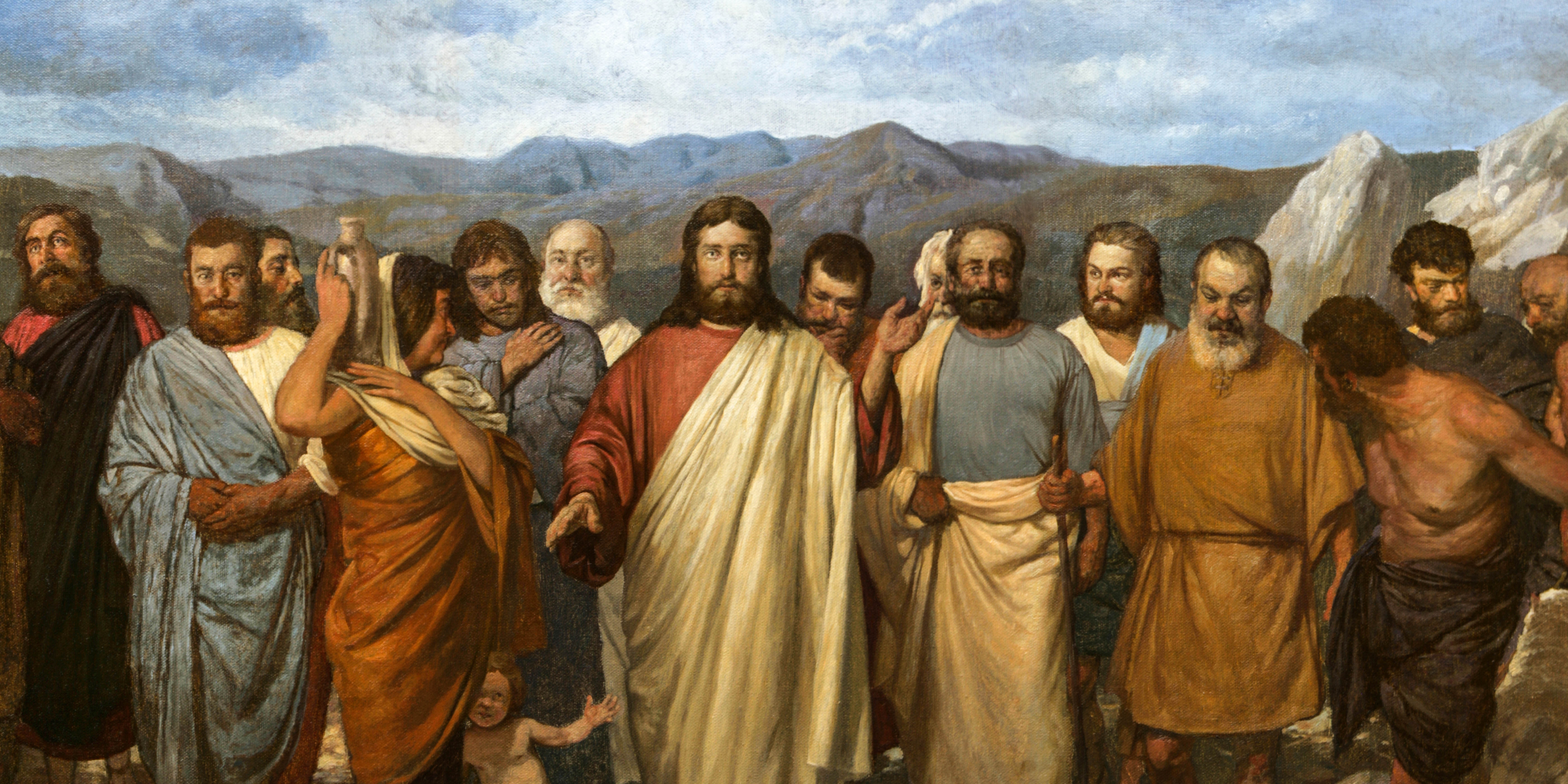 CHRIST WITH DISCIPLES