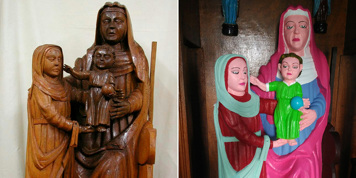 ECCE HOMO,STATUE RESTORATION