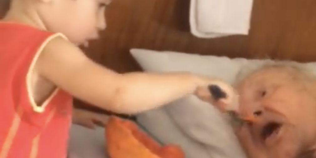 CHILD GRANDMA