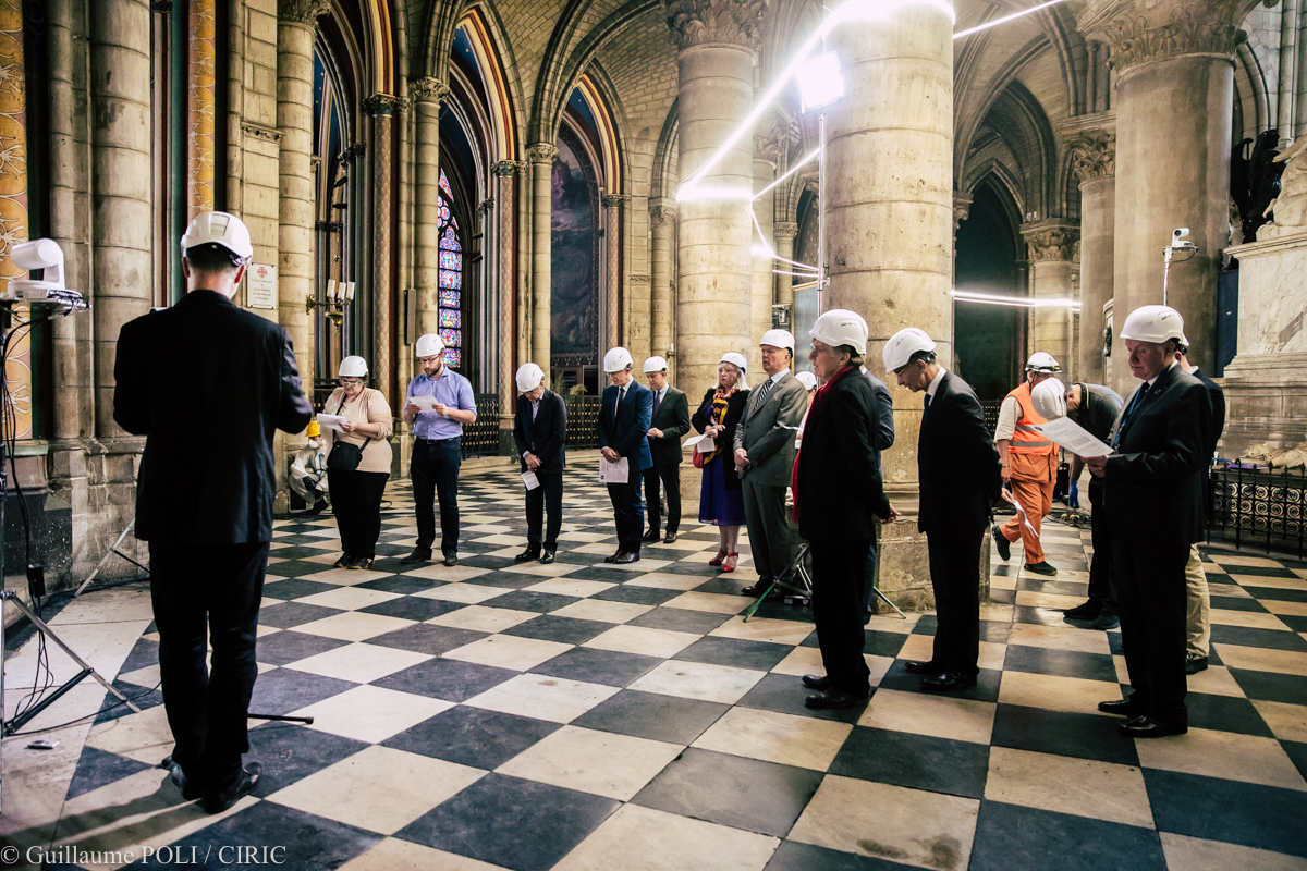 First mass celebrated in Notre-Dame Cathedral